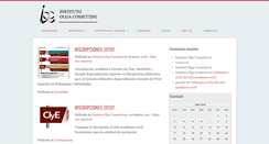 Desktop Screenshot of institutocossettini.com.ar